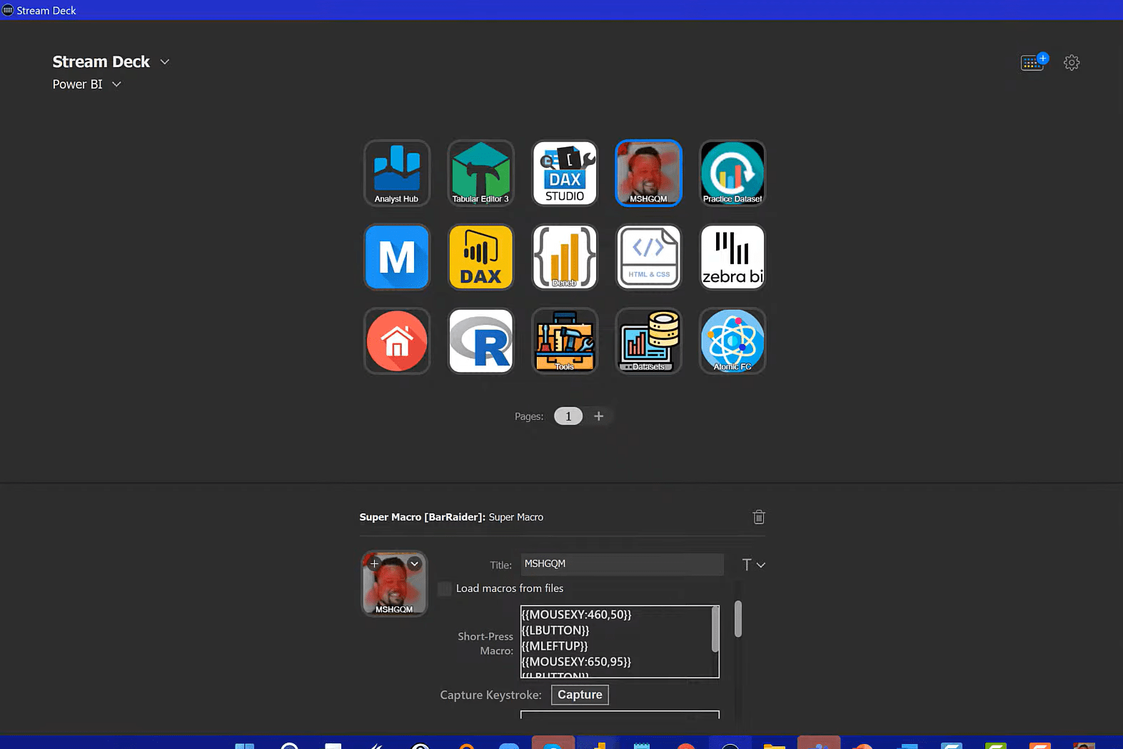 使用 Elgato Stream Deck 的 LuckyTemplates 自動化