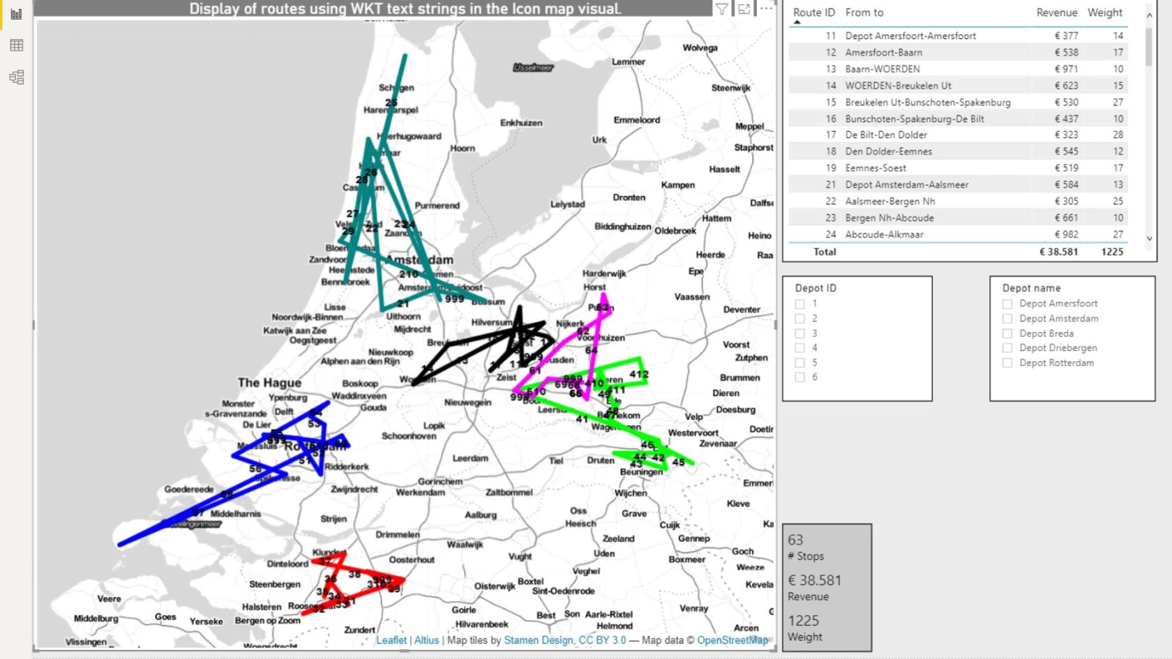 Wizualna mapa ikon usługi LuckyTemplates: Ciągi WKT