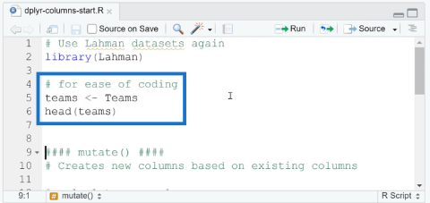 Agregar, eliminar y cambiar el nombre de columnas en R usando Dplyr