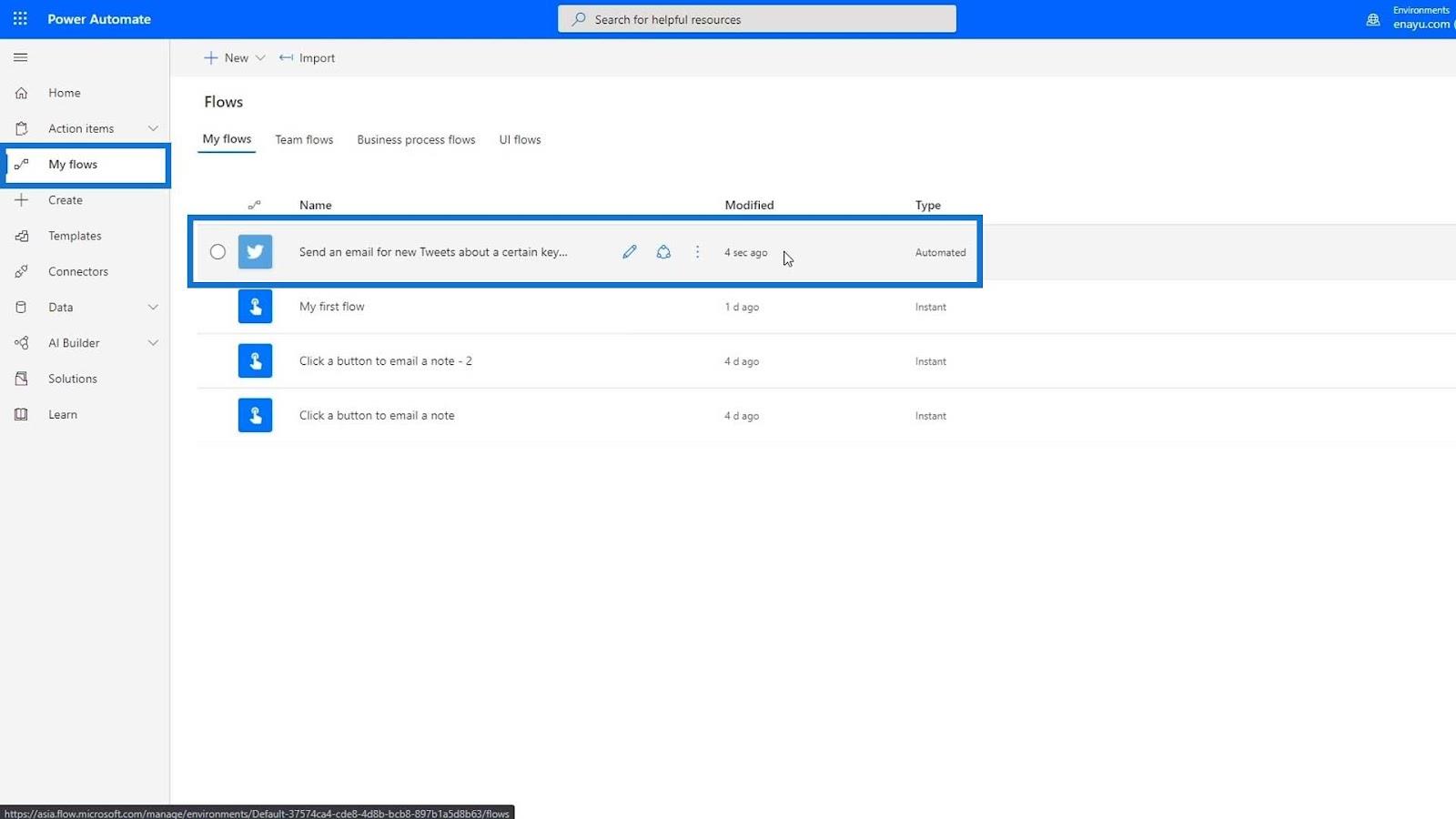 Flux automatizat în Microsoft Power Automate