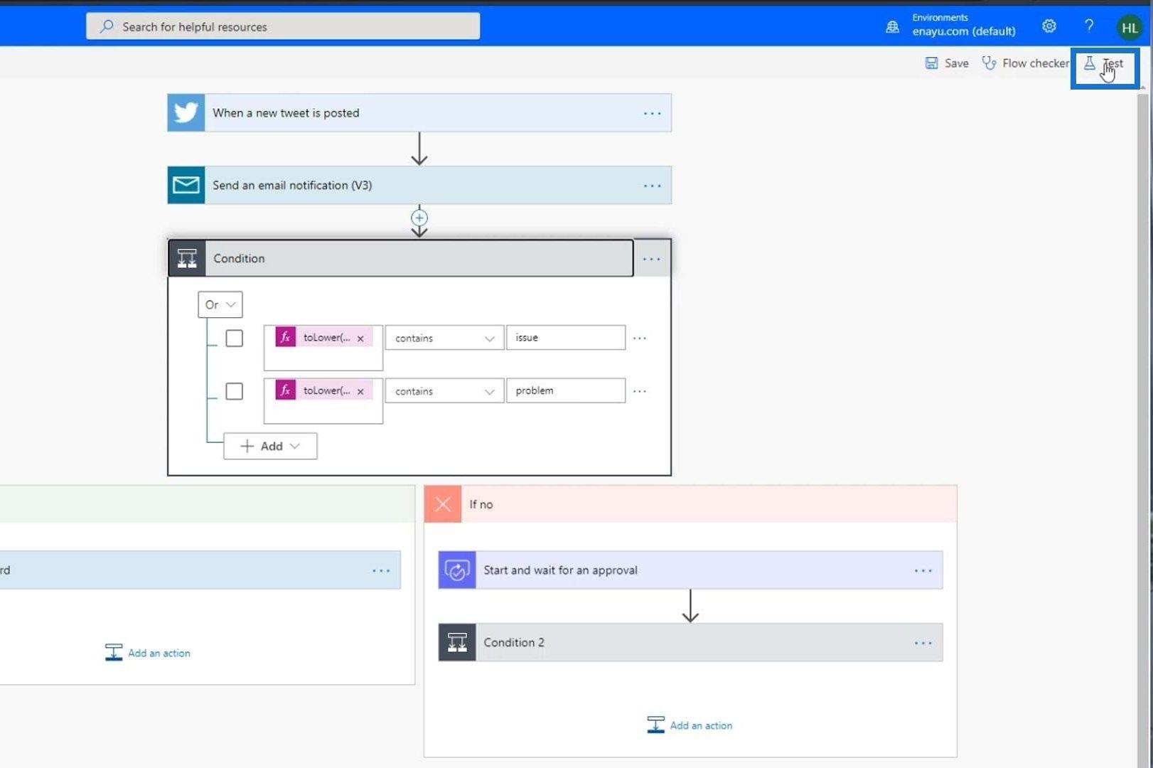 Configuração e teste do fluxo de trabalho de aprovação no Power Automate