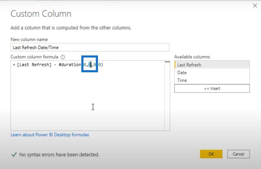 Date et heure de la dernière actualisation dans LuckyTemplates - Solution mise à jour