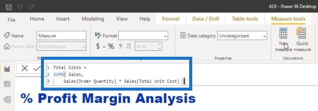 Calculer la marge en pourcentage dans LuckyTemplates à l'aide de DAX