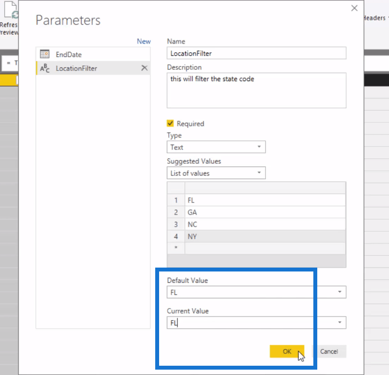 Paramètres de requête LuckyTemplates : Optimisation des tables