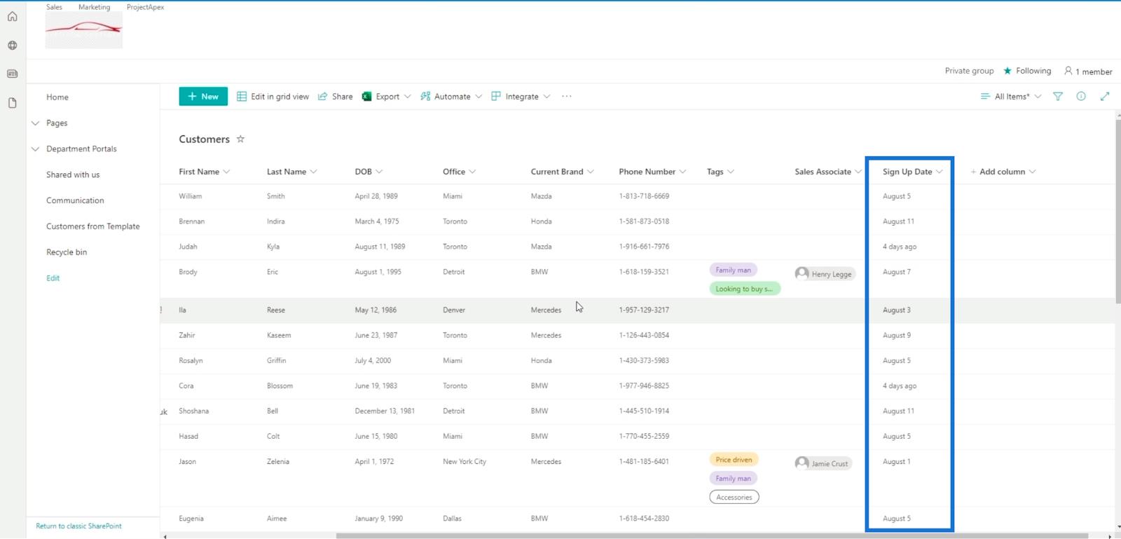 Colonnes calculées dans SharePoint |  Un aperçu