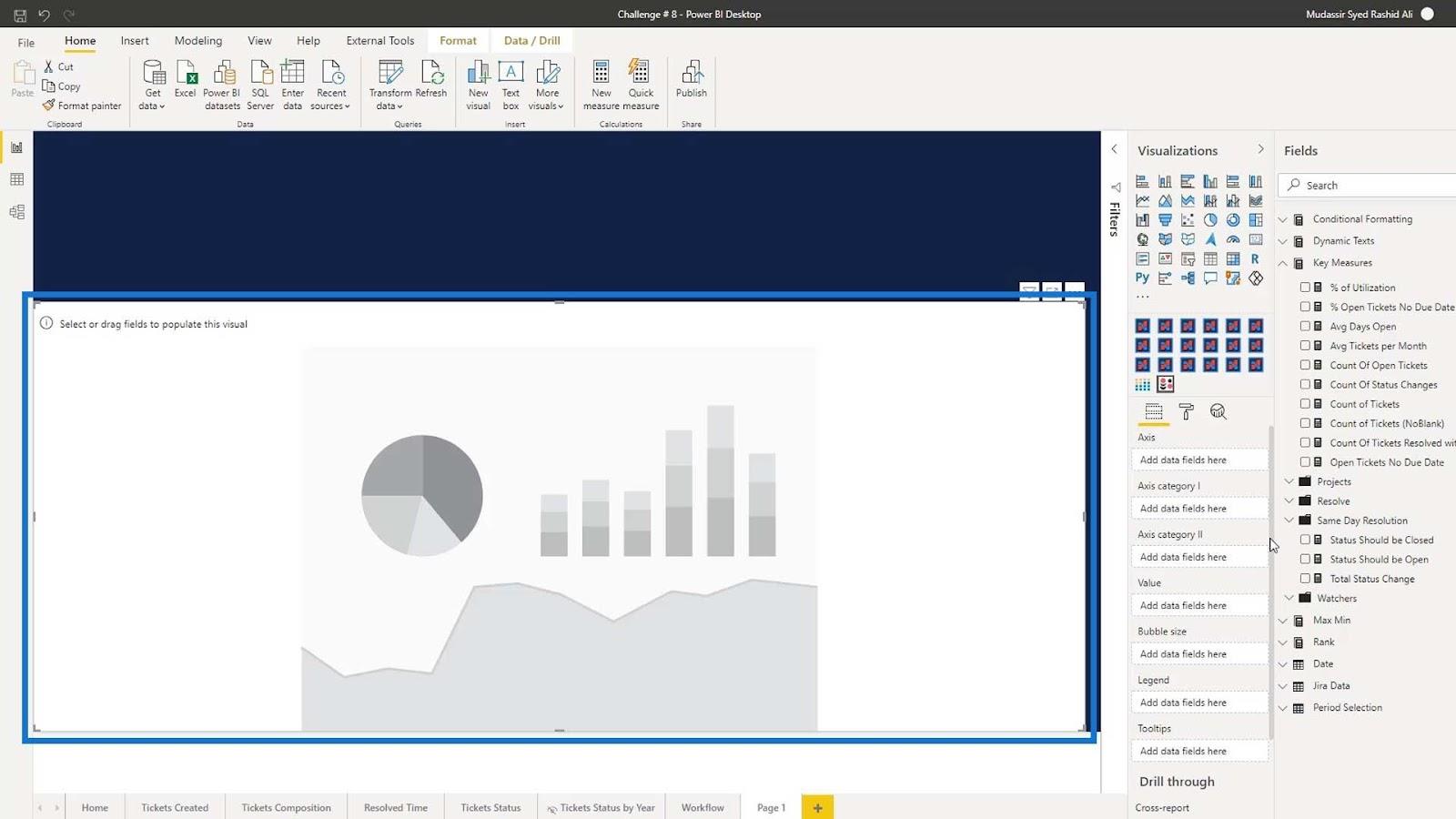 Graphiques à points dans LuckyTemplates : visualisation personnalisée