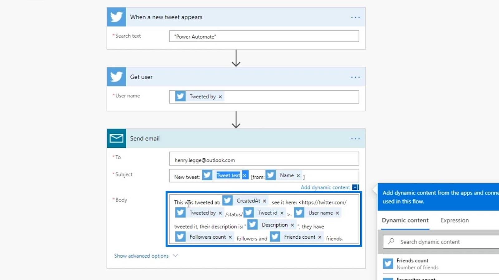 Flux automatizat în Microsoft Power Automate