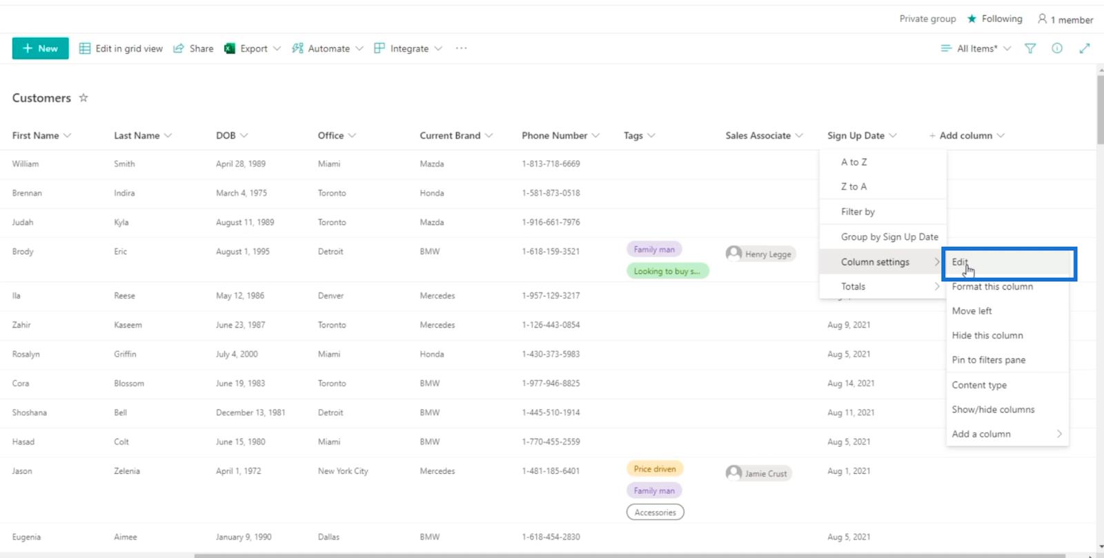 Colonnes calculées dans SharePoint |  Un aperçu