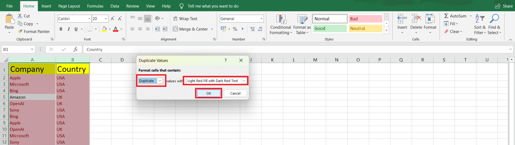 Trouver des écarts dans Excel - 5 techniques simples expliquées