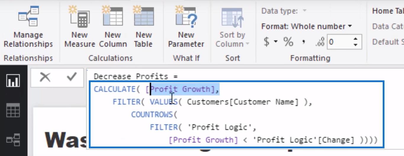 Utilisez LuckyTemplates Analytics pour vérifier si la croissance des revenus est rentable