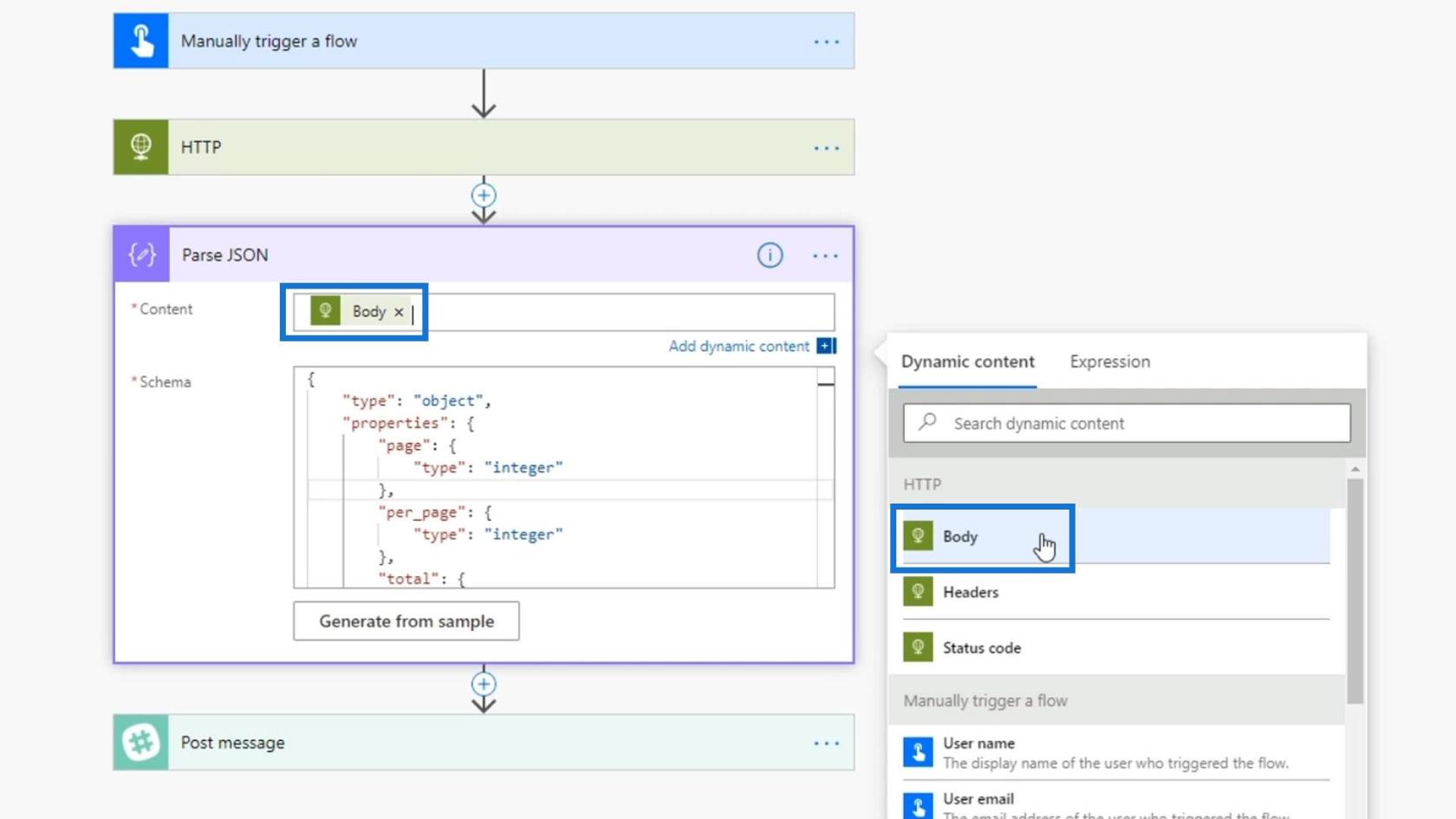 Requête HTTP dans Power Automate - Une introduction