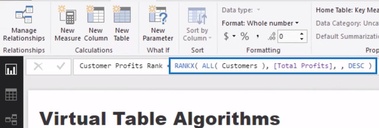 Tablas virtuales maestras en LuckyTemplates con DAX