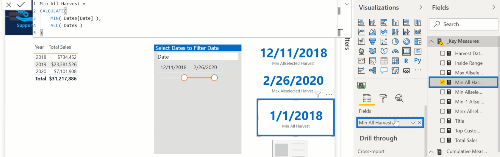 Comment dater la récolte dans LuckyTemplates à l'aide de DAX