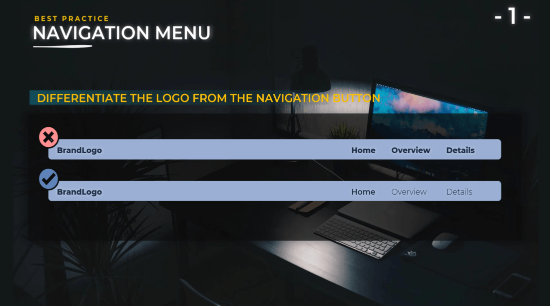 Boutons de navigation des pages LuckyTemplates