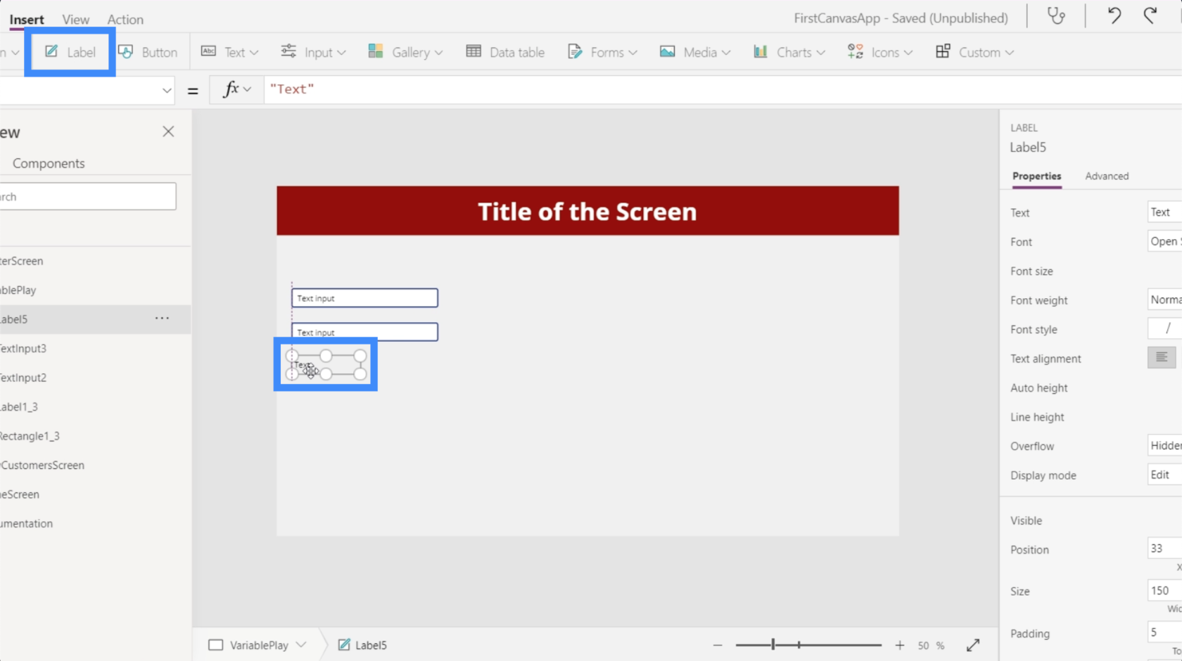 Variabile PowerApps: Identificarea variabilelor contextuale și globale