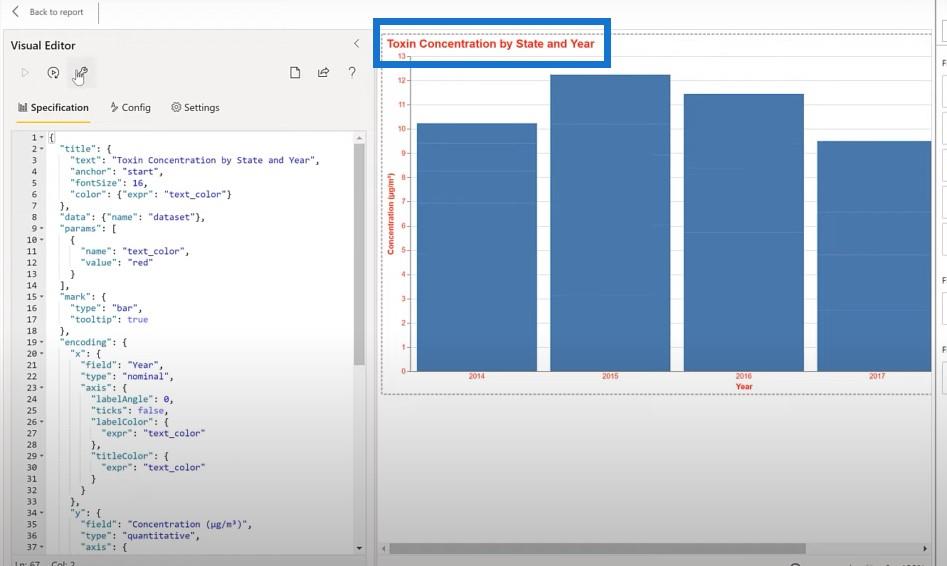 Tutoriel Vega-Lite : Explorer le visuel personnalisé Deneb dans LuckyTemplates