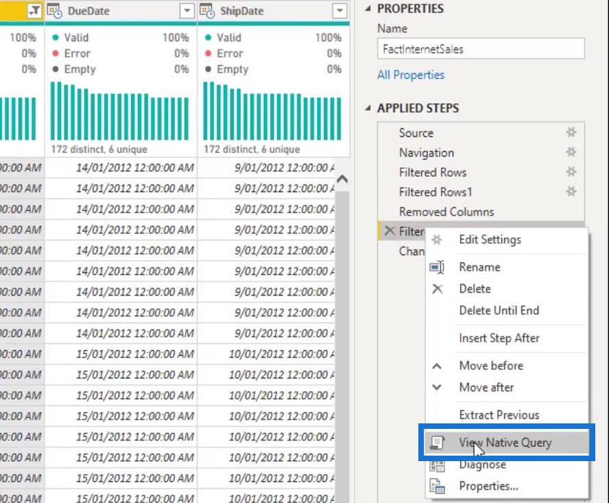 查詢折疊和連接到 SQL Server