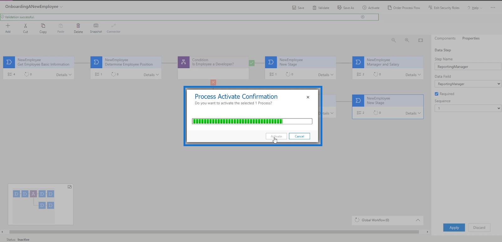 Flux de processus métier dans Microsoft Power Automate