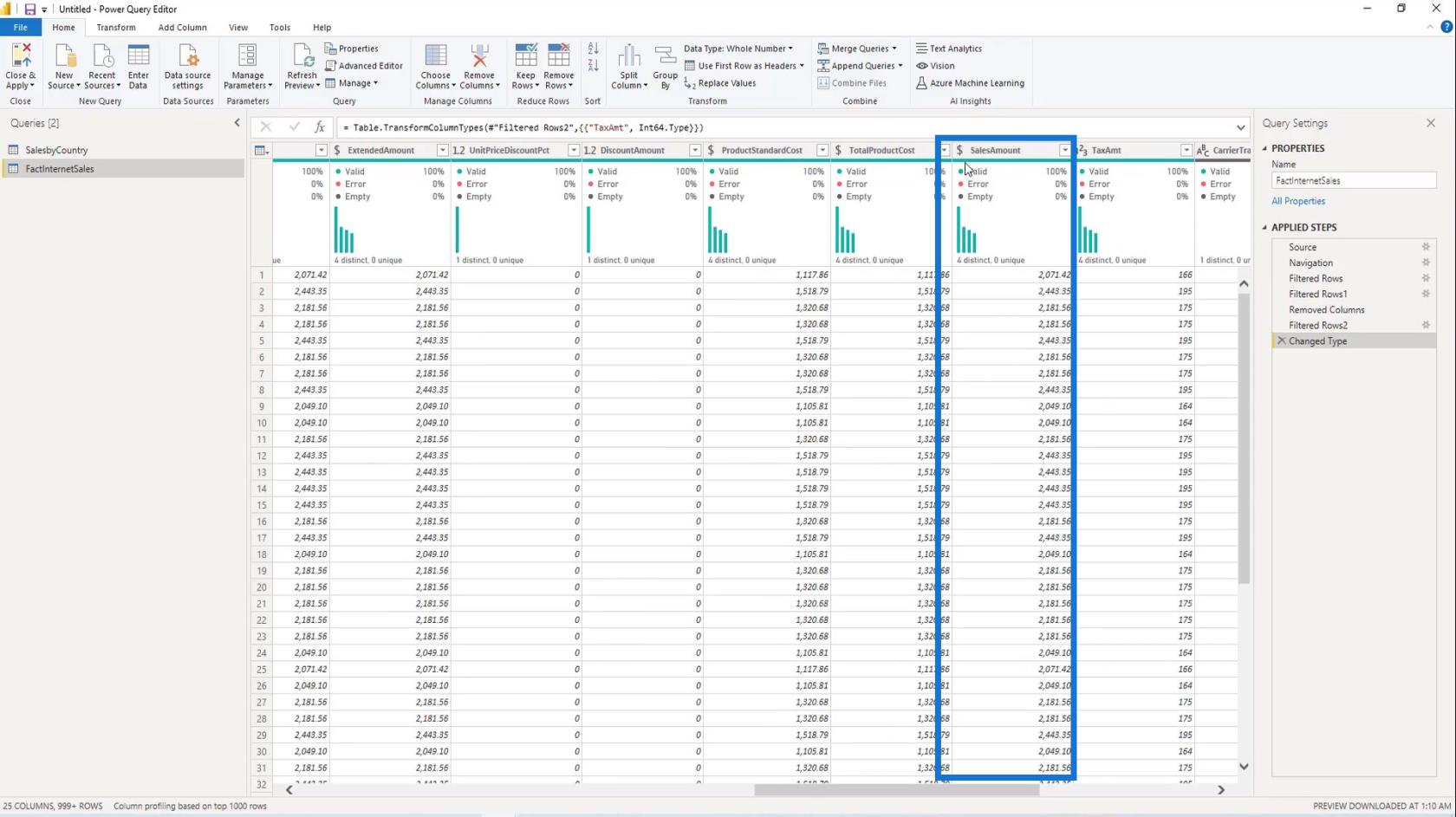 查詢折疊和連接到 SQL Server