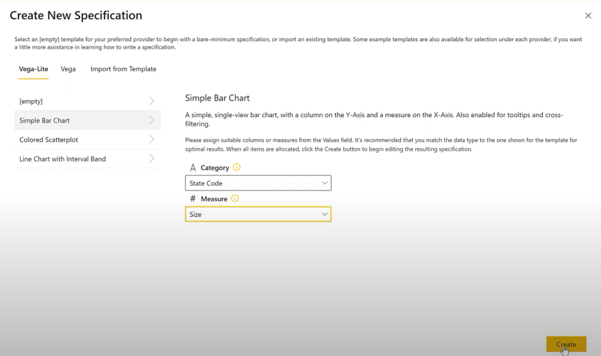 Tutoriel Vega-Lite : Explorer le visuel personnalisé Deneb dans LuckyTemplates