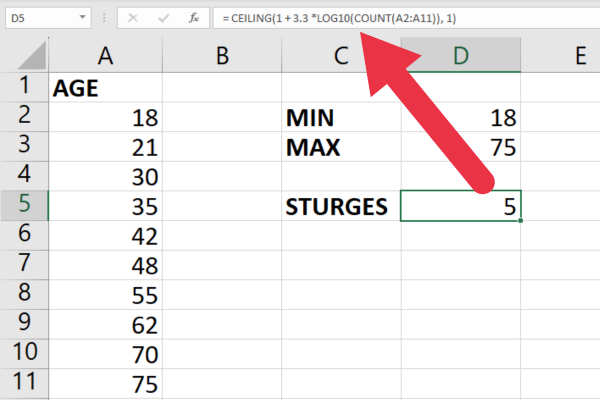 Comment trouver la largeur de classe dans Excel : un guide rapide