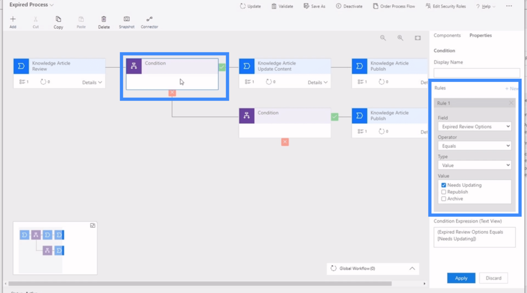 Flux de processus métier et documentation Power Apps