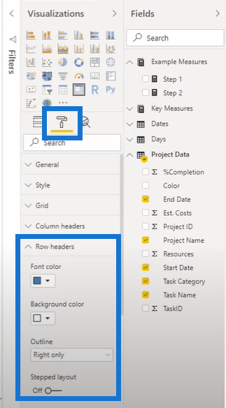 Création d'un diagramme de Gantt dans LuckyTemplates à l'aide de Matrix