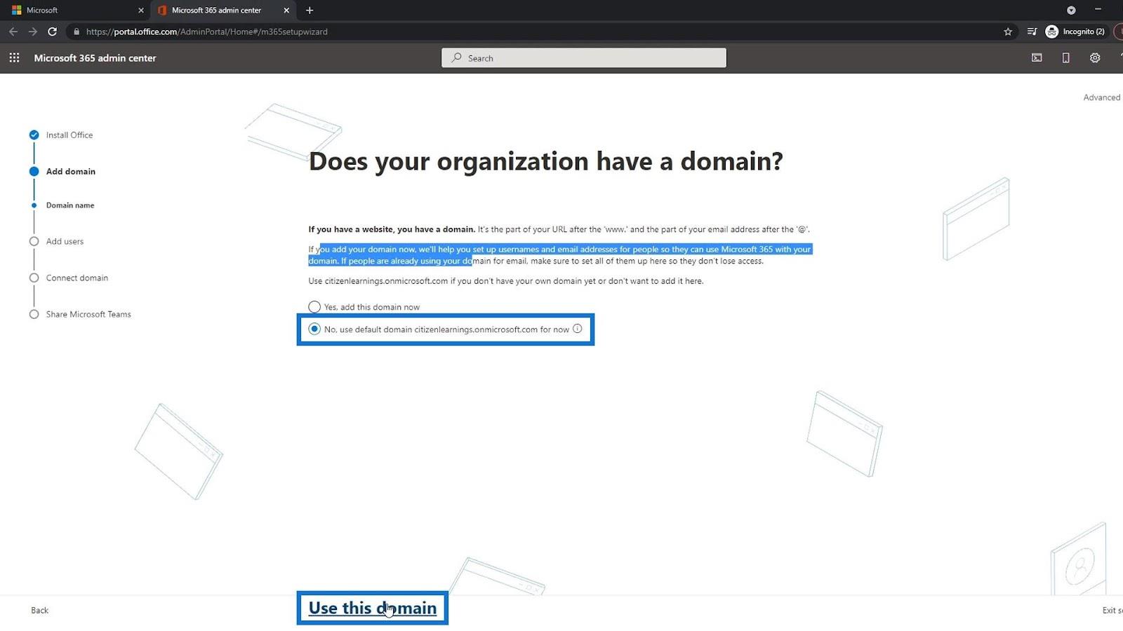 MS SharePoint 教程：帳戶創建