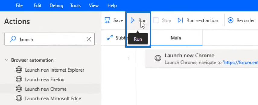 Microsoft Power Automate Desktop: Cum să lansați automat un nou browser