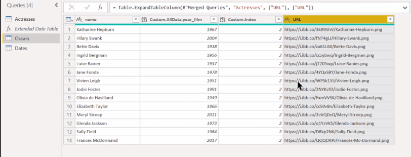 Power Query 自定義列中的 M 代碼 |  電力BI