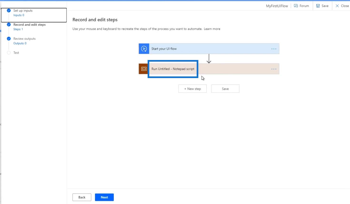 Fluxos de interface do usuário do Power Automate: criação e configuração