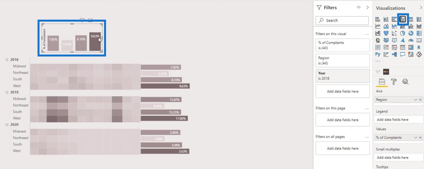 วิธีสร้าง LuckyTemplates Heat Map