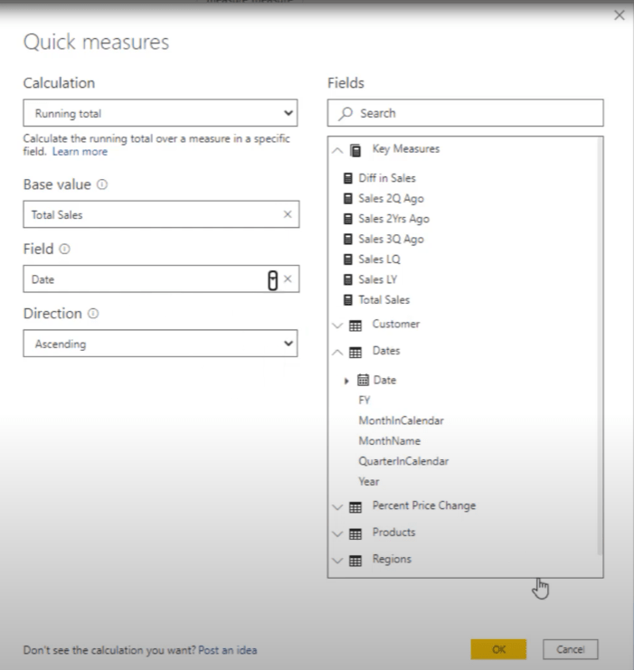 Avantages et inconvénients des mesures rapides dans LuckyTemplates