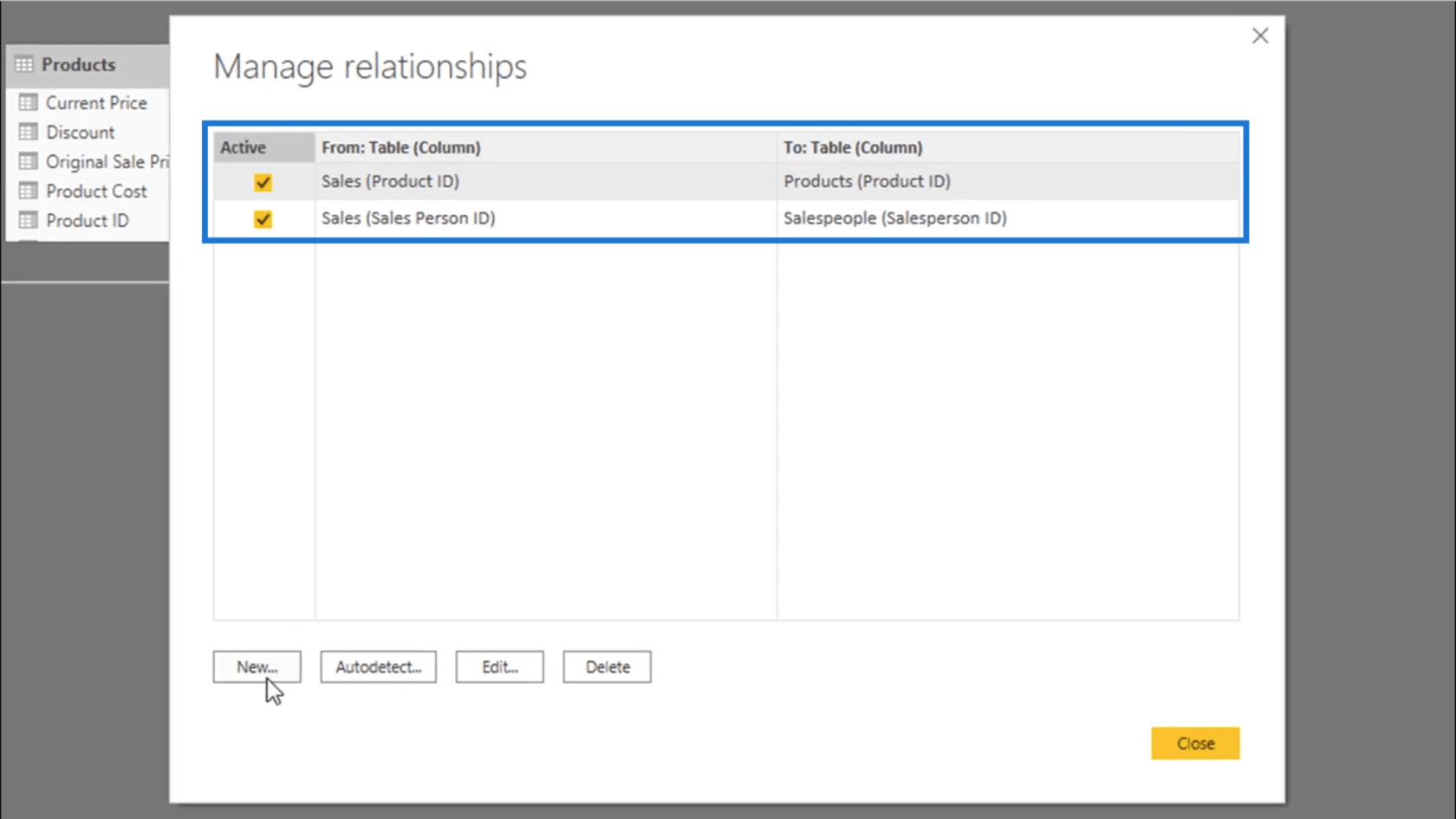 Connexion des tables de données - Conseils sur les relations LuckyTemplates