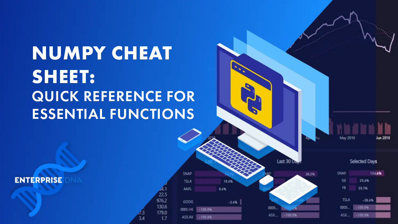 Numpy Cheat Sheet : analyse de données essentielles en Python