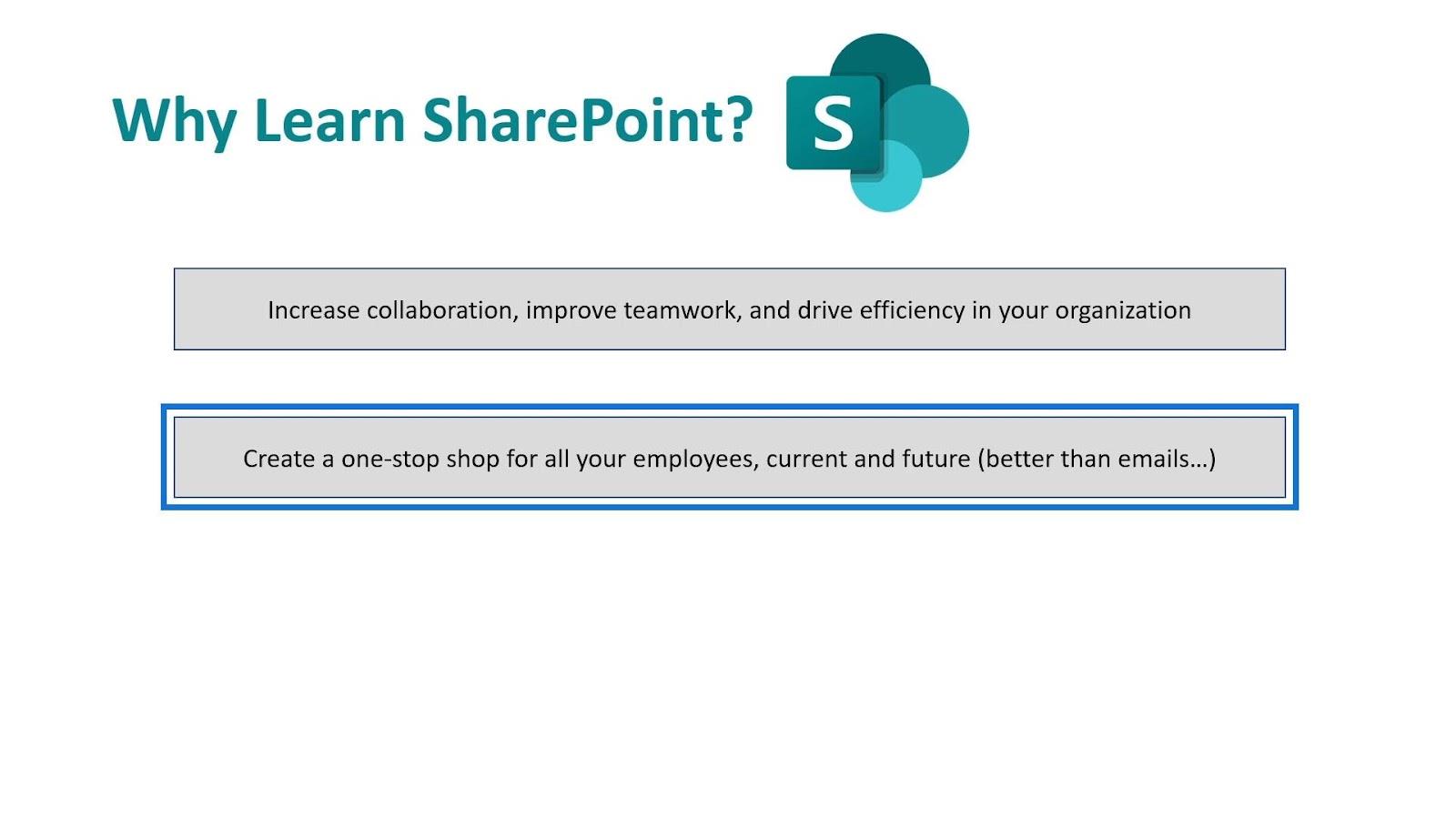 Microsoft SharePoint |  Un aperçu