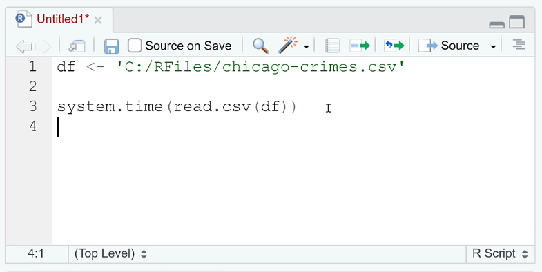 Evaluarea și optimizarea performanței codului în R