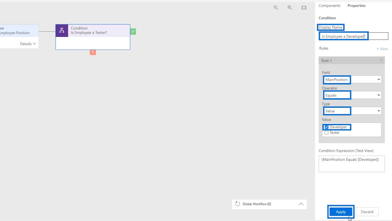 Microsoft Power Automate のビジネス プロセス フロー