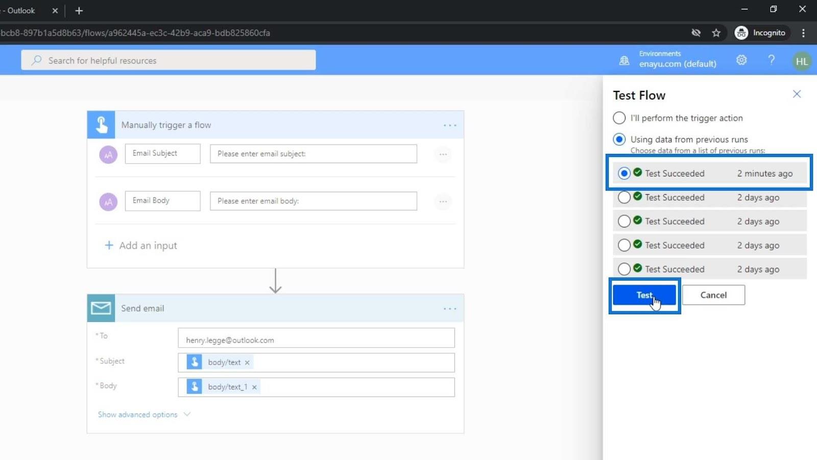 Microsoft Flows: Power Automate での編集と追跡