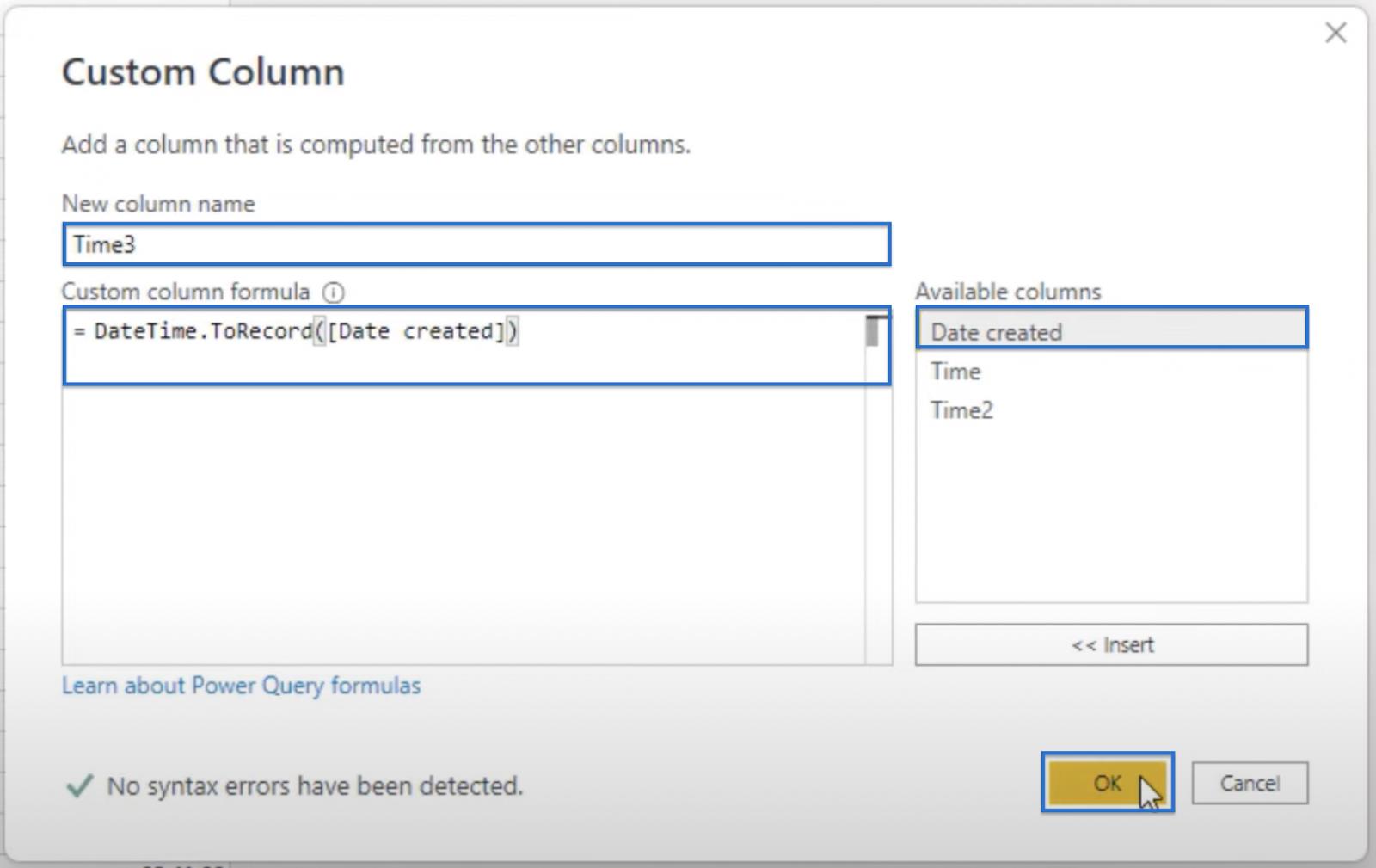 Valeur DateTime : comment supprimer les secondes