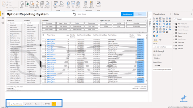 Construirea unui sistem de raportare cu LuckyTemplates