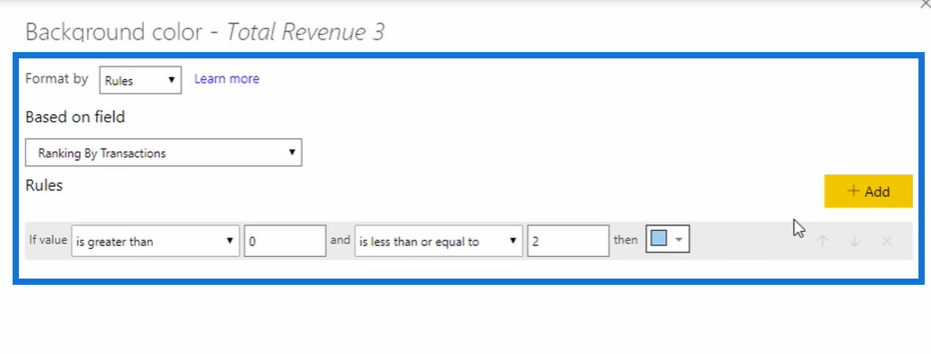 تقنيات التنسيق الشرطي المخصصة في LuckyTemplates