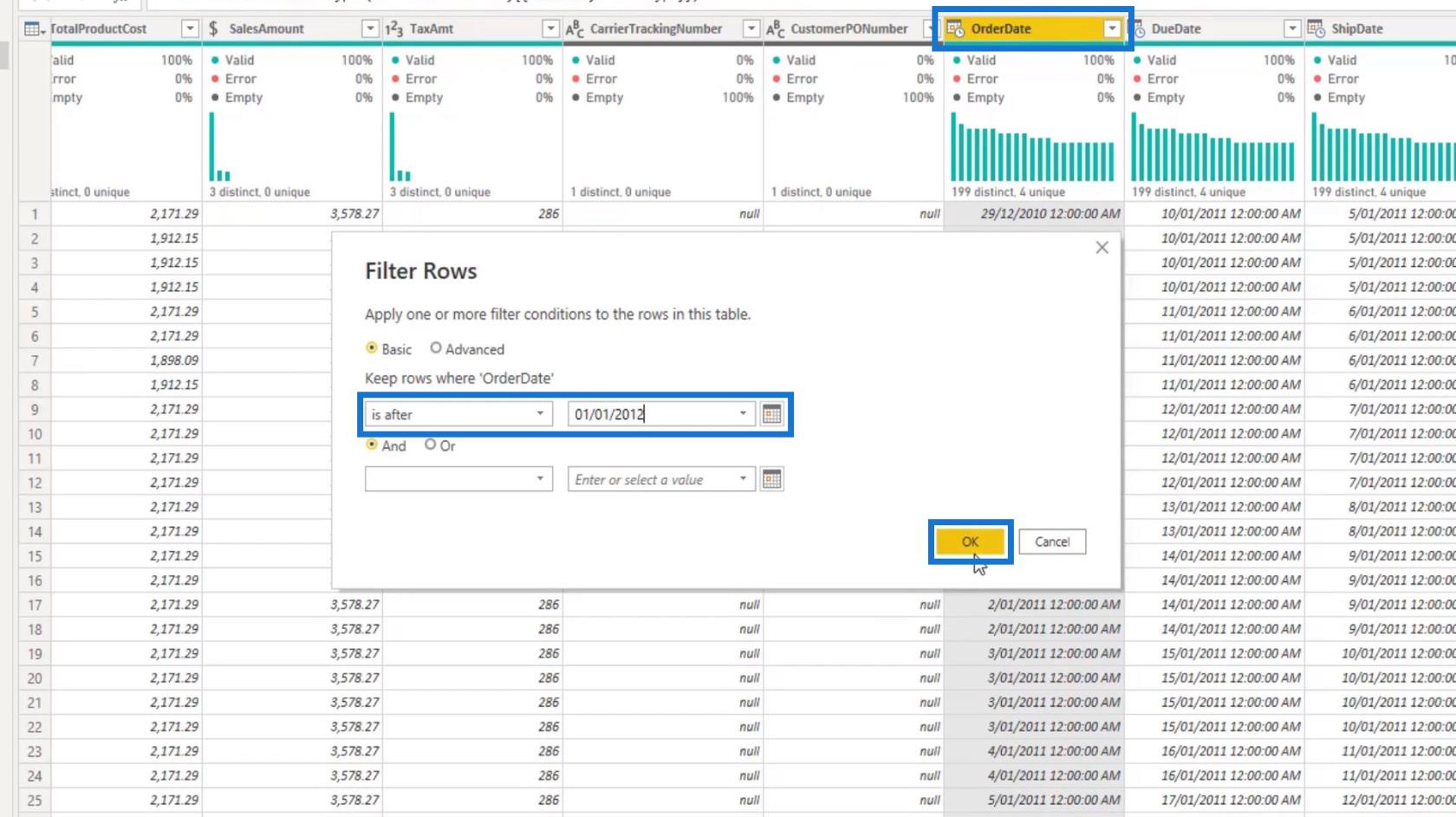 查詢折疊和連接到 SQL Server