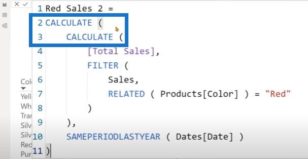 Tables développées dans LuckyTemplates