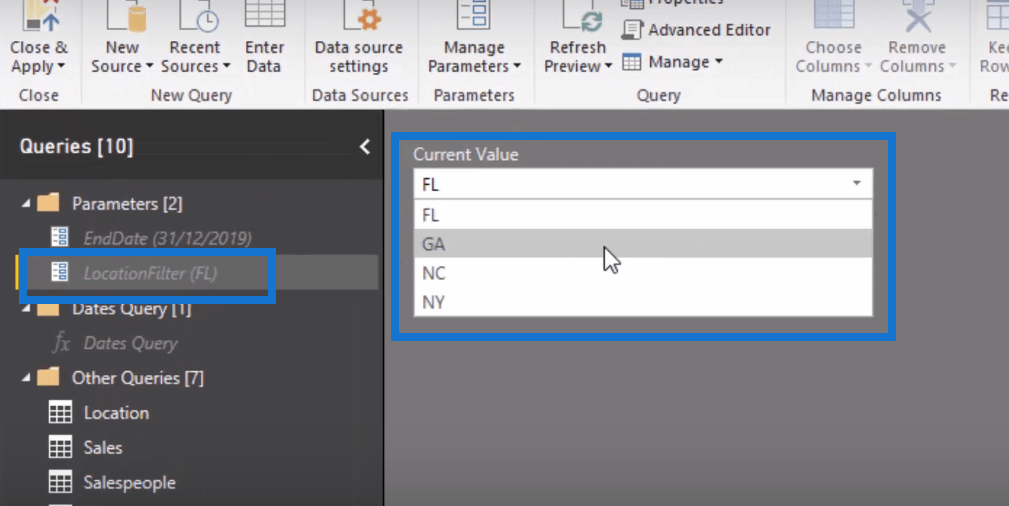 Paramètres de requête LuckyTemplates : Optimisation des tables