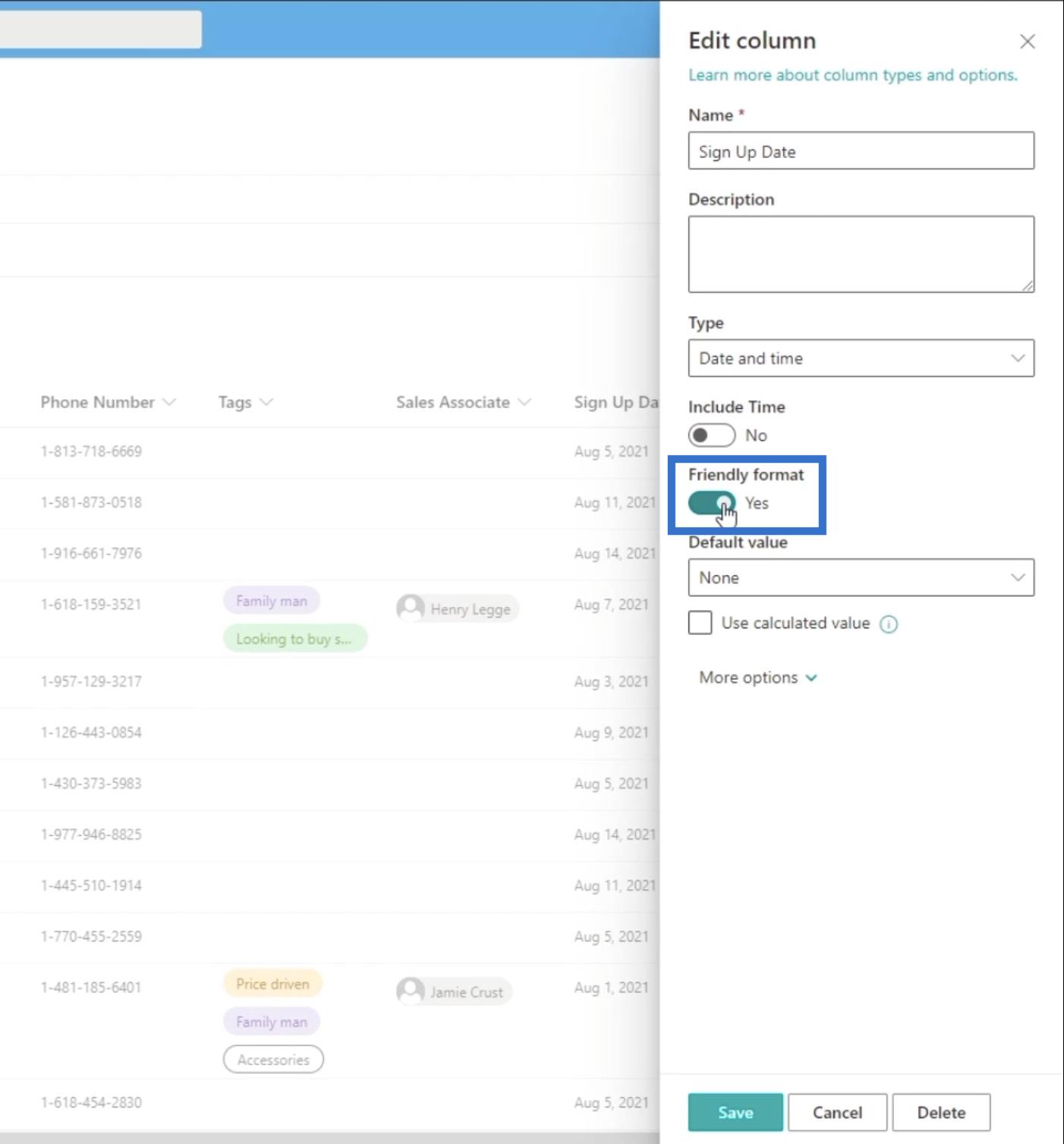 Colonnes calculées dans SharePoint |  Un aperçu