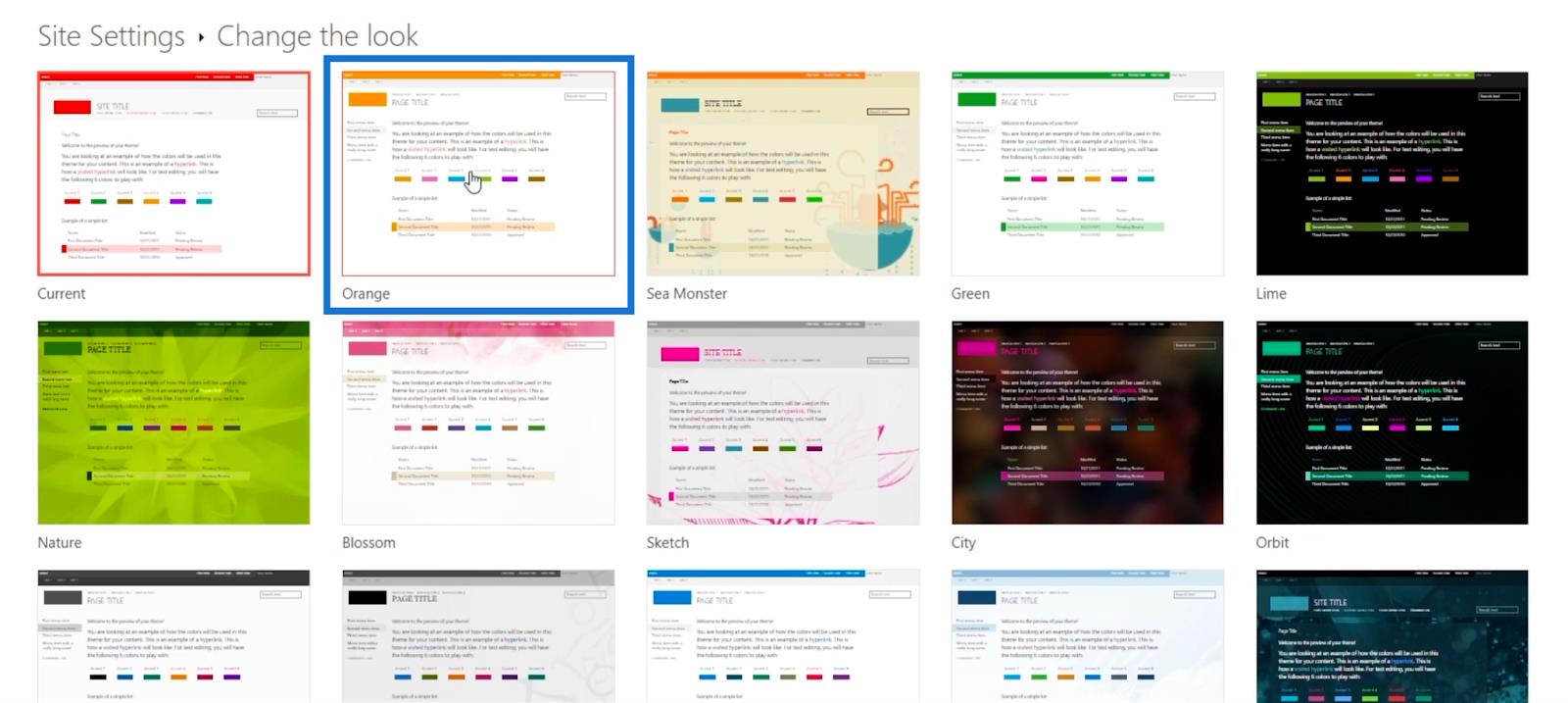 L'expérience de vue de conception classique de SharePoint