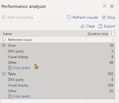 Interogări LuckyTemplates Performance Analyzer: o prezentare generală