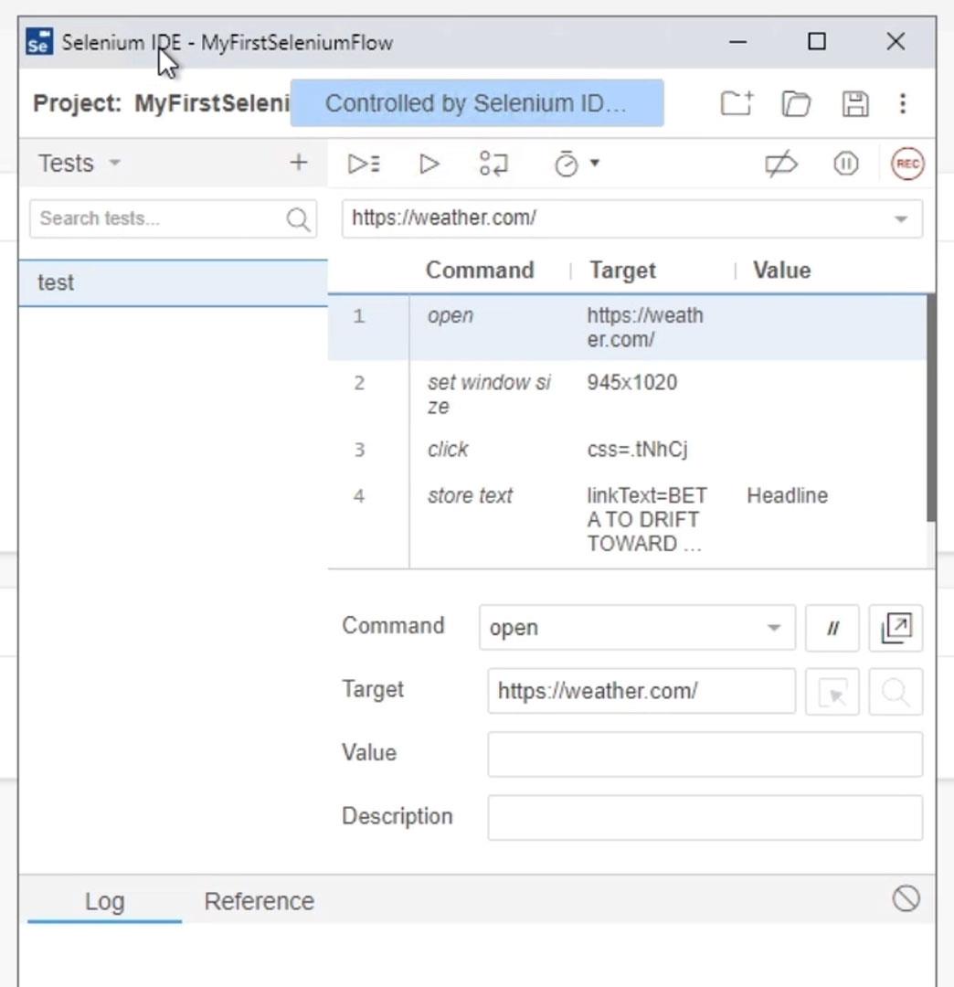 Selenium IDE In Power Automate UI 流程