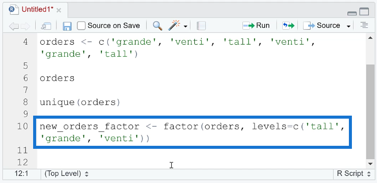 Niveaux de facteurs dans R : utilisation de variables catégorielles et ordinales